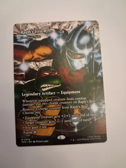 Raph's Jitte #19 Foil M - Teenage Mutant Ninja Turtles TMNT MTG Mint - Image 1