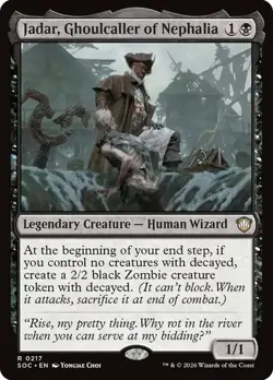 NM Jadar, Ghoulcaller of Nephalia, MTG, Strixhaven Commander, Magic, 217 - Image 1
