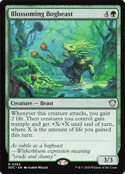 Blossoming Bogbeast R Commander: Secrets of Strixhaven 264 NM - Image 1