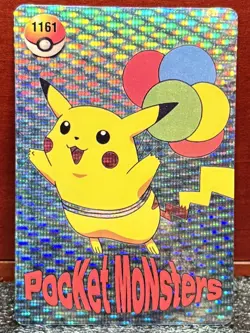 Pokemon Pocket Monsters {{ Flying Pikachu }} 1161~Vending Machine Sticker~L@@K - Image 1