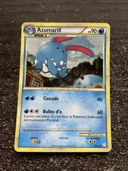 AZUMARILL HOLO - POKEMON 2/123 HGSS HEARTGOLD SOULSILVER FR - Image 1