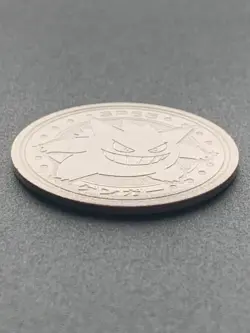 Gengar SP65 Medal Coin Meiji Juice Pokemon Japanese Pokemon NINTENDO Rare - Image 2