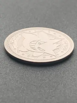 Gengar SP65 Medal Coin Meiji Juice Pokemon Japanese Pokemon NINTENDO Rare - Image 3