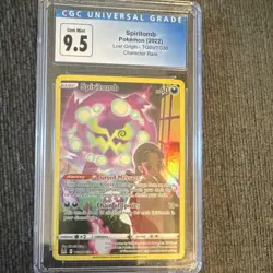Pokemon Spiritomb Ultra Rare Holo TG09/TG30 Lost Origin Trainer Gallery CGC 9.5 - Image 1