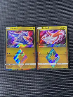 Pokemon Latios & Latias Prism-Star 108/168, 107/168 Celestial Storm Pair LP/NM - Image 1