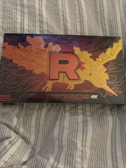 Pokemon TCG Team Rocket's Moltres EX Ultra-Premium Collection Box Sealed - Image 1