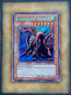 Yugioh Harpie's Pet Dragon RP02-EN093 Secret Rare ORIGINAL PRINT! LP - Image 1