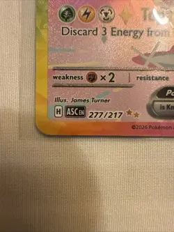 Pikachu EX SIR 277/217 Ascended Heroes Set TCG Pokemon Rare NM Holo Chase Card - Image 5