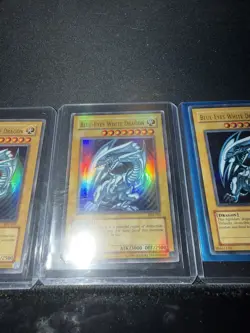 Yu-Gi-Oh! Blue-Eyes White Dragon 1996 SDK-001 LP (3 cards) - Image 4