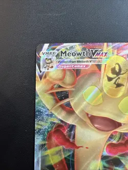 Pokemon Meowth VMAX SWSH Black Star Promos SWSH005 NM Card TCG - Image 5