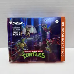 Mtg Tmnt Collector Booster Pack Magic The Gathering Teenage Mutant Ninja Turtles - Image 1