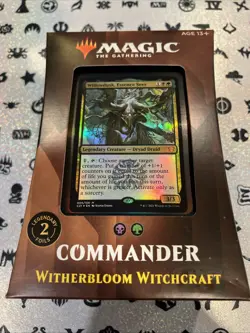 MTG - Strixhaven: School of Mages Witherbloom Witchcraft Commander Deck SEALED 630509959020 - Image 1