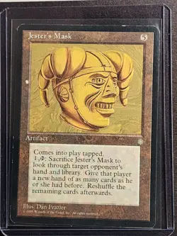 Jester's Mask - Ice Age - Rare - MP - Magic the Gathering - MTG - Image 1
