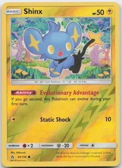Pokemon : Shinx Ultra Prism 45/156 : C Reverse Holo - Image 1