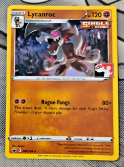 Lycanroc 087/198 Pokemon Play! Prize Pack Series 1 - Image 1