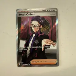 Pokemon Boss's Orders Trainer Holo Corbeau 256/247 Ascended Heroes - NM - Image 1