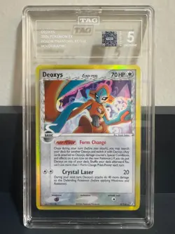 Deoxys 5/110 EX Holon Phantom 2006 Pokemon TAG 5 - Image 1