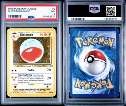 1999 Pokemon Jungle Electrode-Holo #2 PSA 7 NM - Image 3