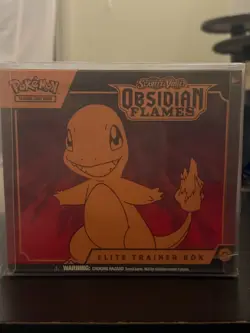 Pokemon: Scarlet & Violet 3: Obsidian Flames Elite Trainer Box - 9 Packs 820650853913 - Image 1