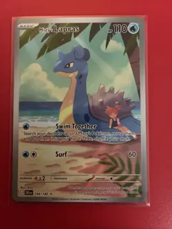 Pokemon TCG Misty's Lapras Destined Rivals 194/182 Mint Condition - Image 1