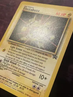 Electabuzz Pokemon Black Star Promo WB The First Movie "Inverted Stamp Error"-NM - Image 2