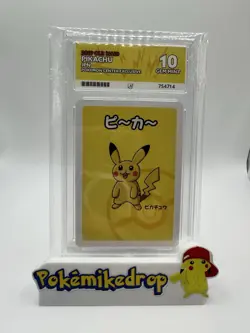 Pokemon ACE Gem Mint 10 Pikachu Japanese Old Maid - Image 1
