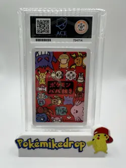 Pokemon ACE Gem Mint 10 Pikachu Japanese Old Maid - Image 2