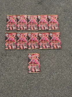 11 x ONE PIECE Card Game EB-03 Heroines Edition English 12 Card Pack - Image 2