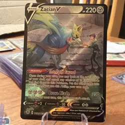 Pokemon TCG Zacian v TG21/TG30 Trainer Gallery Astral Radiance NM - Image 1
