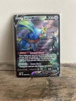 Pokemon TCG Zacian v TG21/TG30 Trainer Gallery Astral Radiance - Image 1