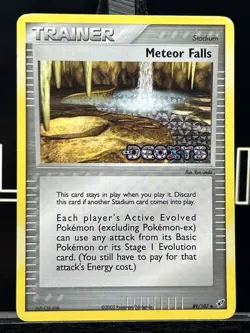 Meteor Falls Deoxys 89/107 Reverse Holo Stamped Pokemon Card - Image 3