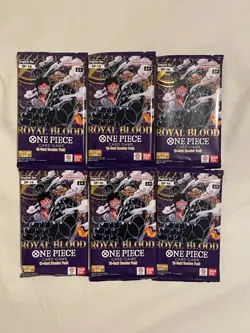 ONE PIECE OP-10 Royal Blood 12-Card Booster Packs English! Lot of 6 - Image 1