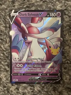 Dark Sylveon V SWSH134 SWSH: Sword & Shield Promo Cards Holo - Image 1