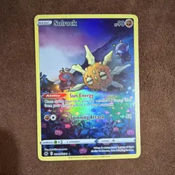 Pokemon Solrock Crown Zenith Galarian Gallery GG15/GG70 Basic 90 HP Holo Card - Image 1