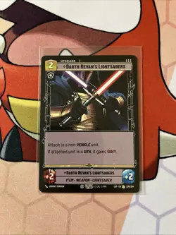 SWU Darth Revan's Lightsabers Non-Foil Card 238/264 Star Wars Unlimited - Image 1