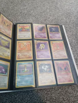 Pokemon TCG Fossil Set Complete Card 62/62 Master, With Binder Folder, WOTC - Image 3