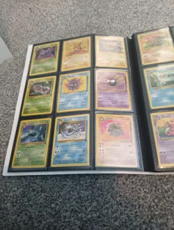 Pokemon TCG Fossil Set Complete Card 62/62 Master, With Binder Folder, WOTC - Image 4