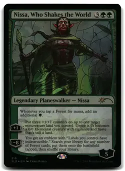 Nissa, Who Shakes the World FOIL 518 Magic_the_gathering Secret Lair Drop Series - Image 1
