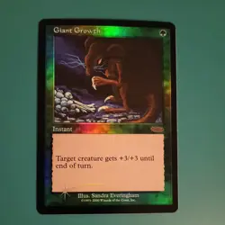 MTG GIANT GROWTH (Foil) NM - Image 1