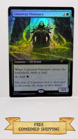Llanowar Visionary (Extended Art) Secret Lair Drop Foil - Image 1