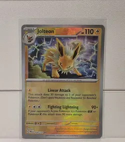 Pokemon 2025 Prismatic Evolutions Jolteon 29/131 Master Ball Reverse Holo NM - Image 1