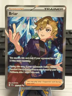 Pokemon TCG - Trainer Briar - 163/142 - S&V Stellar Crown - Full Art - NM/M - Image 1