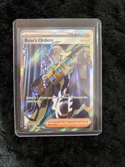 2023 Pokemon TRAINER BOSS’S ORDER FULL ART DOUBLE RARE HOLO 248/193! MINT - Image 2