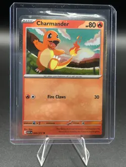 Pokemon Charmander Ascended Heroes 020/217 Cosmo Holo Promo - Image 1