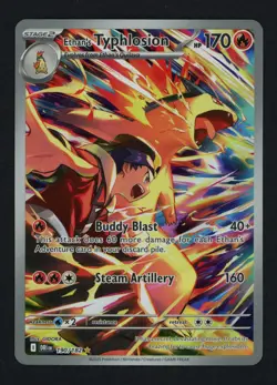 Ethan's Typhlosion 190/182 SV10: Destined Rivals Illustration Rare Pokemon TCG - Image 1