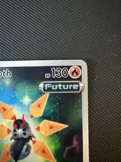 Iron Moth Pokemon TCG Paradox Rift 187/182 Illustration Rare Full Art SV Holo - Image 3