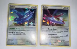 Latias and Latios Cracked Ice Holo HGSS10HGSS11 Promos - Image 2