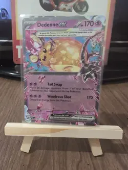Pokemon TCG Dedenne EX Scarlet & Violet - Paldea Evolved 093/193 Holo Double... - Image 1