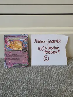 Pokemon Dedenne EX TCG Scarlet & Violet Paldea Evolved Card 093/193 - Image 1