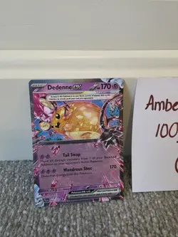 Pokemon Dedenne EX TCG Scarlet & Violet Paldea Evolved Card 093/193 - Image 3